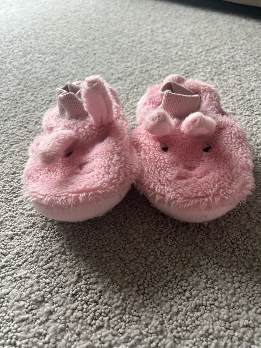 LL Bean Pink Bunny Slipper Sz 11
